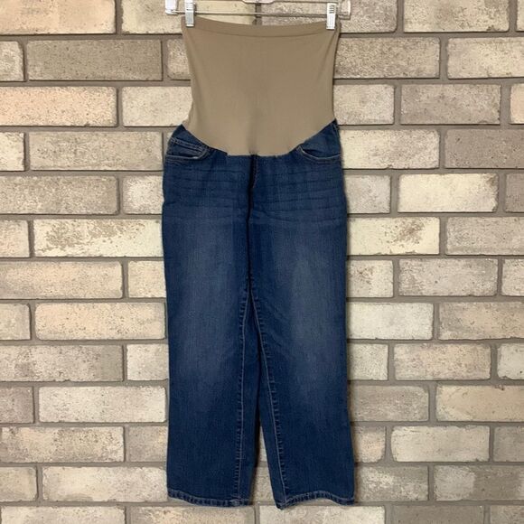 Oh Baby by Motherhood Denim - 3for$20 Capri cropped maternity jeans size large